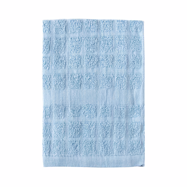 Concepts Solid Dish Cloth 100% Cotton TerryLight Blue
